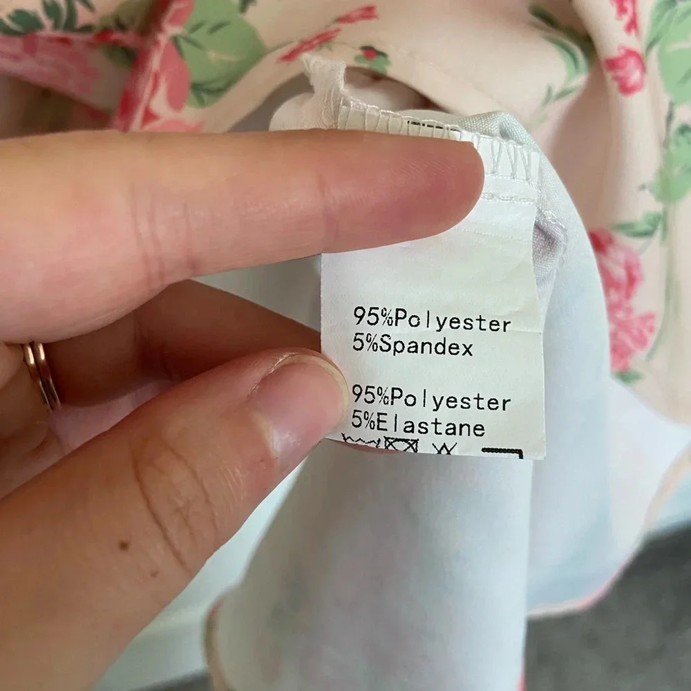 Vintage Kate Kasin girl’s floral tie‎ belt dress — size 12